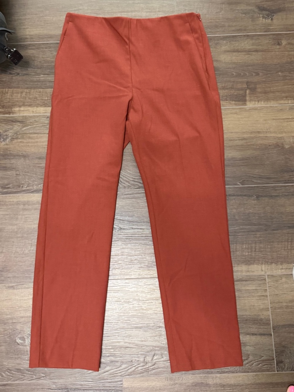 Ann Taylor Rust-Red Tailored Trousers